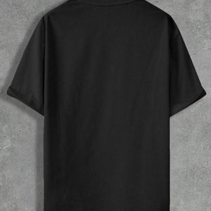 Executive Black Plain T-Shirt