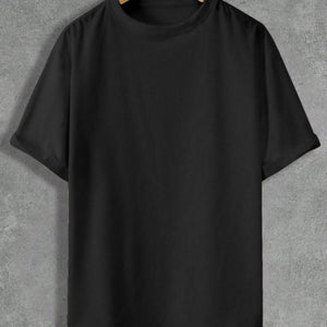 Executive Black Plain T-Shirt