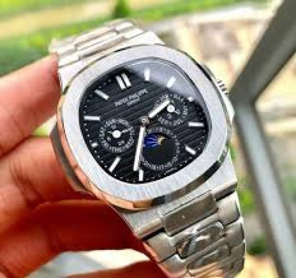 Patek Philippe Nautilus GMT DAY-MONTH Steel Swiss Automatic Watch